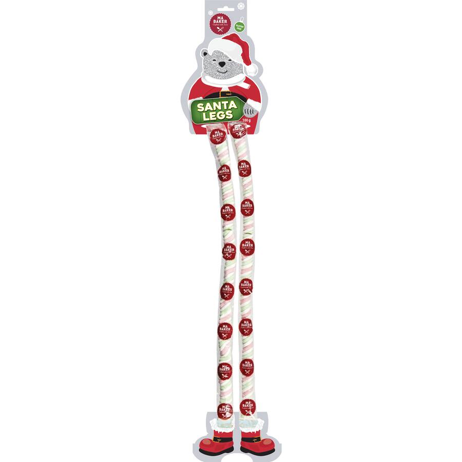 Ma Baker Marshmallow Santa Long Legs