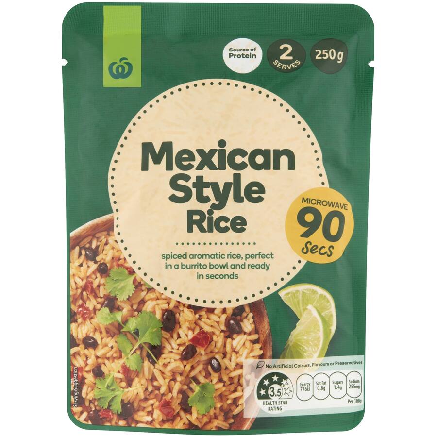 Woolworths Mexican Style Rice