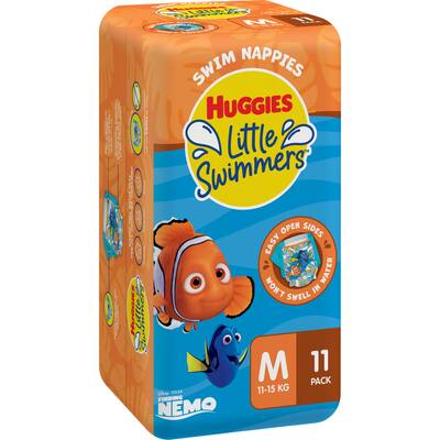 huggies little swimmers swim nappies medium (12-15kg)