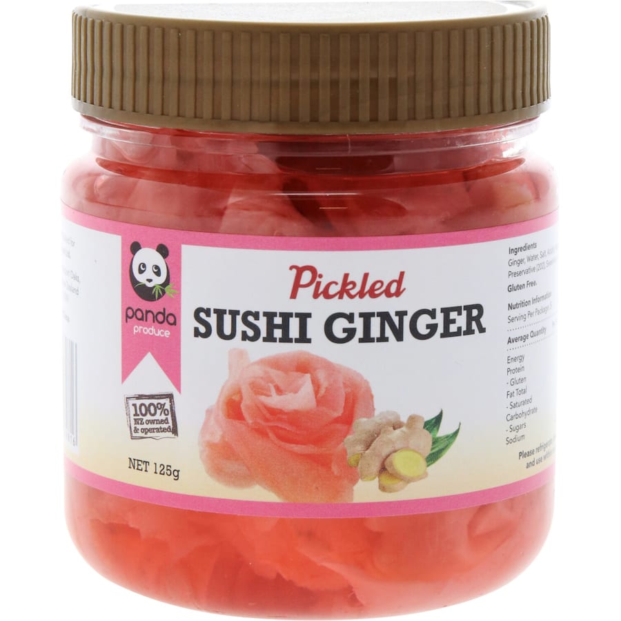 Panda Produce Fresh Vegetable Sushi Ginger