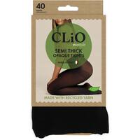 Clio Eco Opaque Tights Tall - Xtall Black 40 Denier