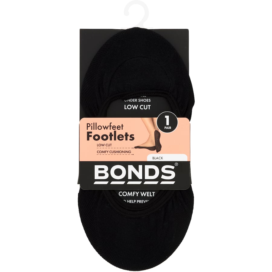 Bonds Footlet Pillowfeet Assorted 9 To 11