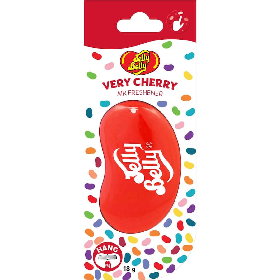 Jelly Belly Car Freshener Very Cherry
