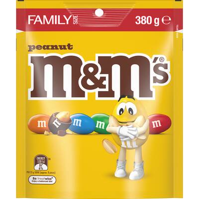 m&m's chocolate share pack peanut milk chocolate