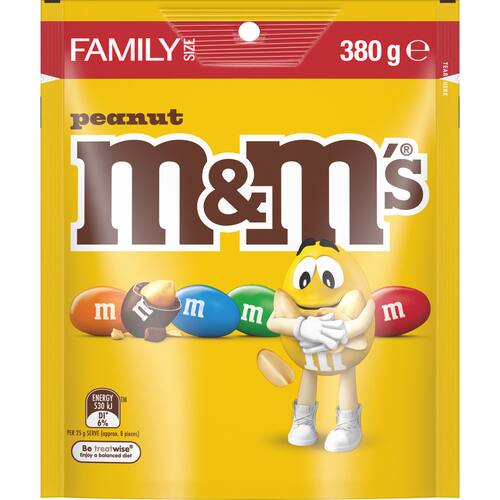M&M's Chocolate Share Pack Peanut Milk Chocolate