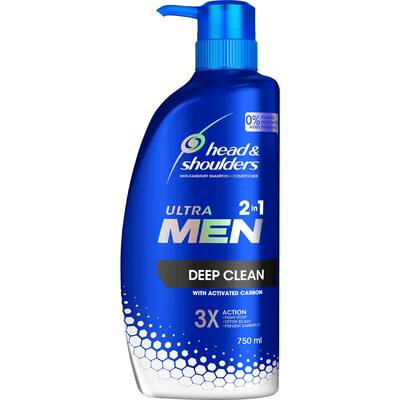 head & shoulders ultra men 2 in 1 shampoo & conditioner deep clean