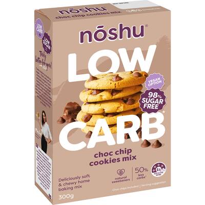 noshu 98% sugar free cookie mix chocolate chip