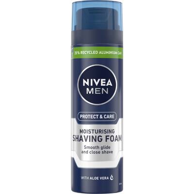 nivea men moisturising shaving foam with aloe vera