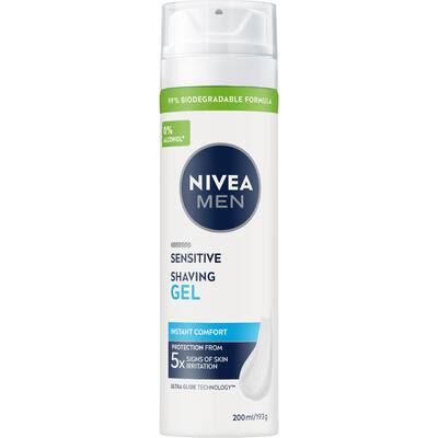 nivea for men shave gel sensitive