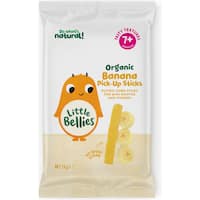 Little Bellies Organic Banana Pick-Up Sticks 7+ Months