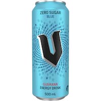 V Zero Sugar Blue Guarana Energy Drink (500ml)
