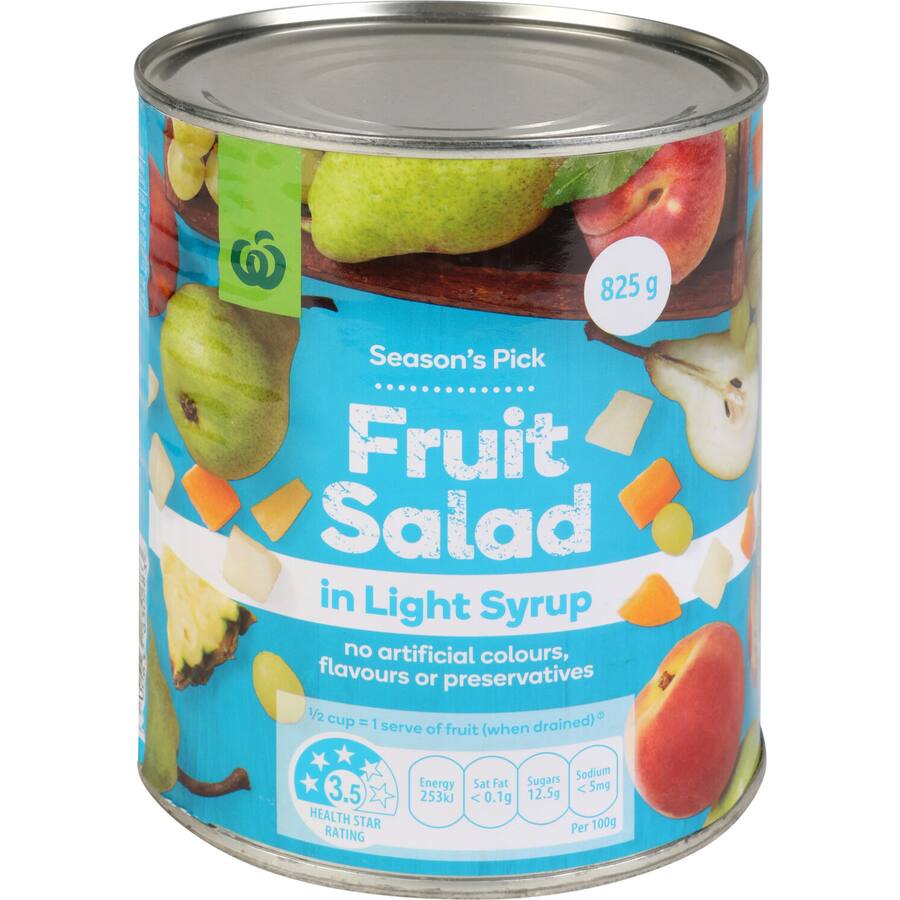 Woolworths Fruit Salad In Light Syrup