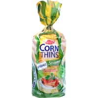 Real Foods Corn Thins Crispbread Sesame Organic