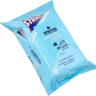 strike disinfectant wipes 
