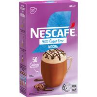 Nescafe 98% Sugar Free Mocha Coffee Sachets (10 x 14g)