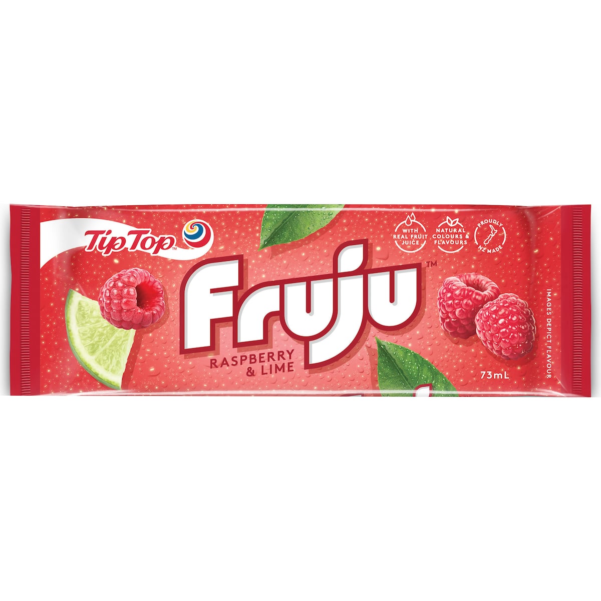 Fo Raspberry Fruit Puree Buy Tip Top Fruju Ice Block Raspberry & Lime 73ml online at Woolworths NZ