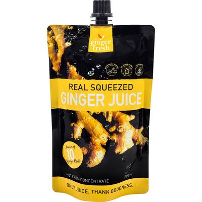just fresh co squeezed fruit juice ginger