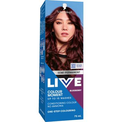 live colour hair colour blueberry