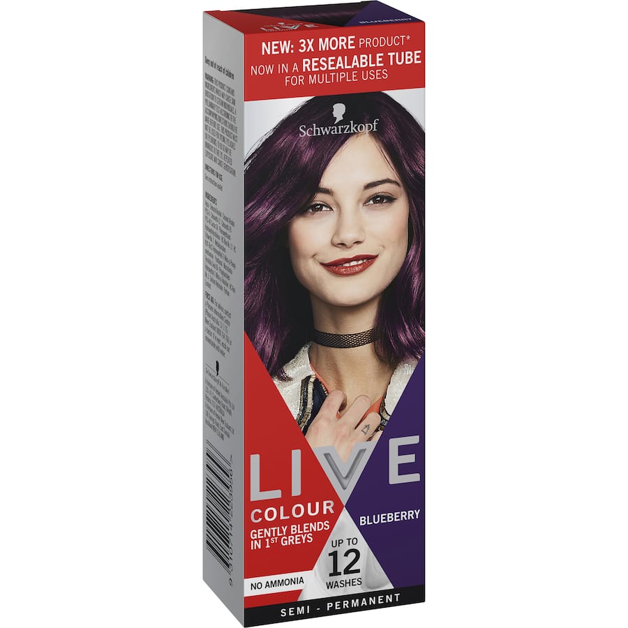 Live Colour Hair Colour Blueberry