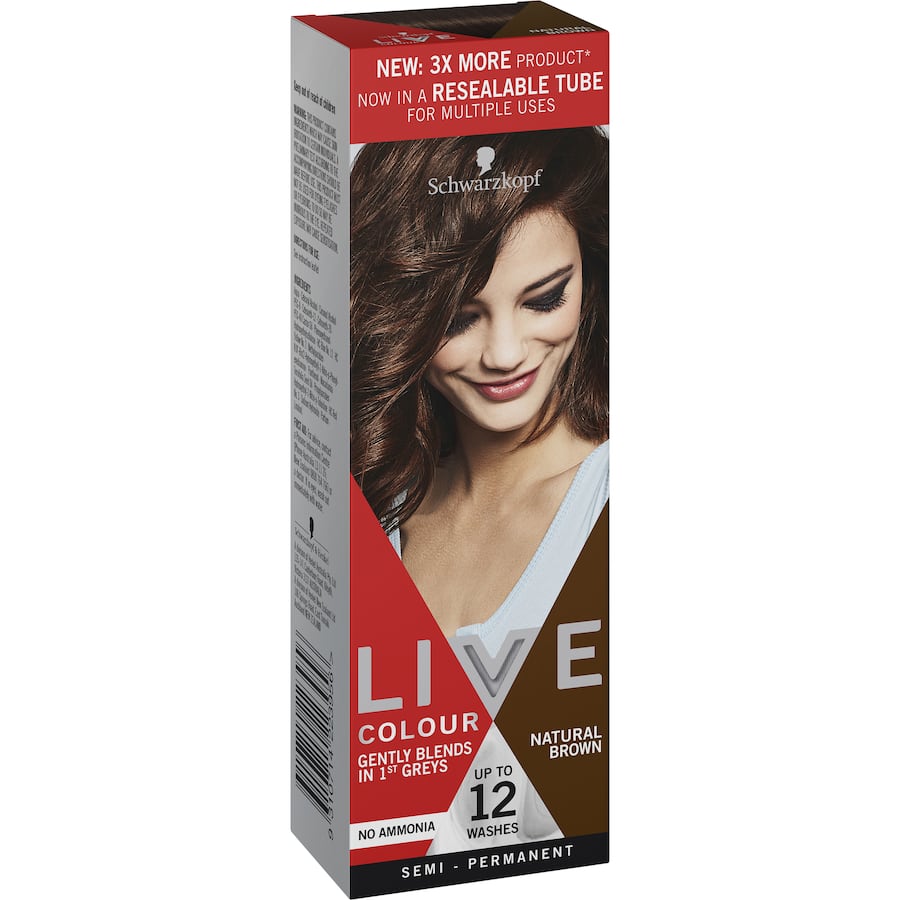 Live Colour Hair Colour Natural Brown