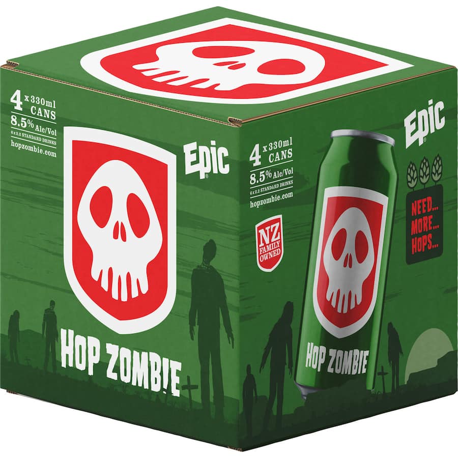 Epic Hop Zombie Craft Beer Double Ipa