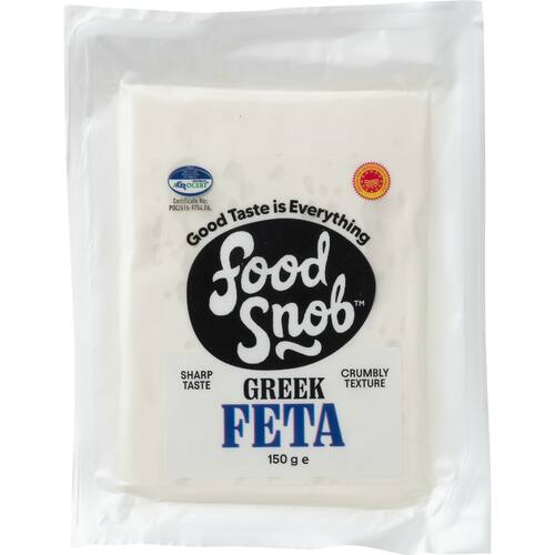 Food Snob Feta Cheese Greek Style