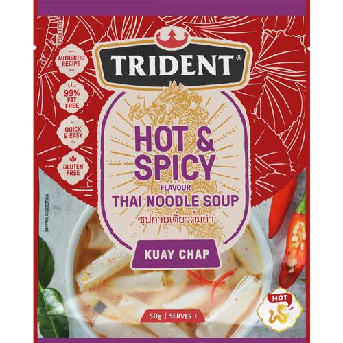 Trident Instant Soup Hot & Spicy Thai Wih Noodles