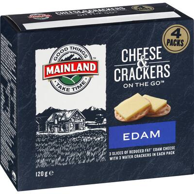 mainland cheese snack crackers & edam