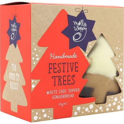 molly woppy gingerbread cookies iced festive trees