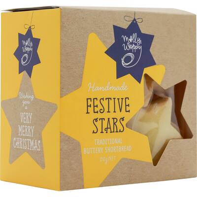 molly woppy butter shortbread stars