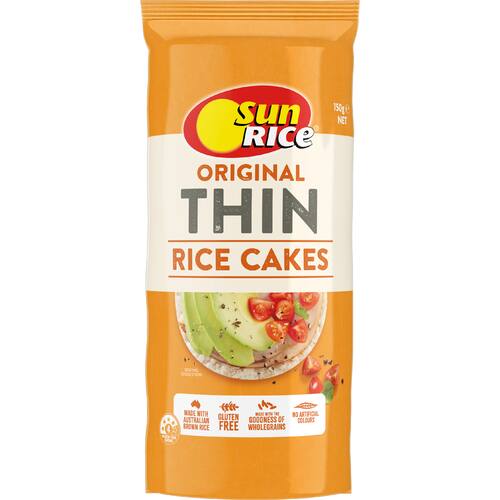 Sunrice Thin Rice Cakes Original