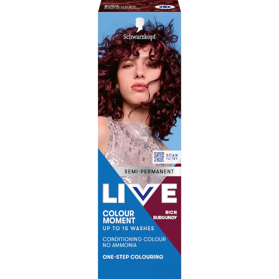 Schwarzkopf Live Colour Hair Colour Rich Burgundy