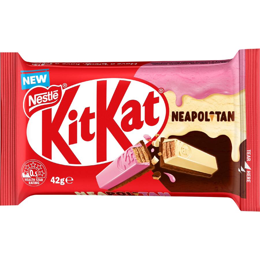 Nestlé Kit Kat Chocolate Bar Neapolitan