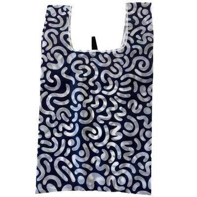 eco warrior reusable shopping bag folding tote