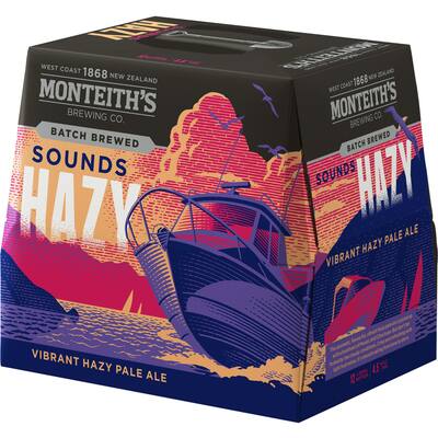 monteith's craft beer hazy pale ale