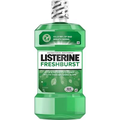 listerine mouthwash fresh burst