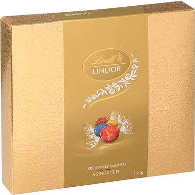 lindt lindor chocolate box milk choc assorted collection