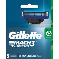 Gillette Mach 3 Turbo 3d Replacement Blades Cartridges
