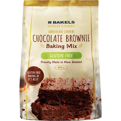 bakels gluten free brownie mix chocolate