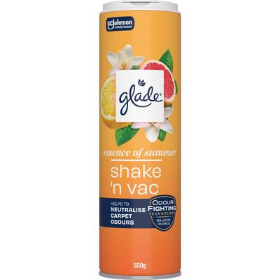 glade shake n vac carpet care deodoriser summer ess powder