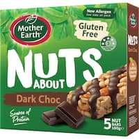 Mother Earth Nuts About Gluten Free Nut Bar Dark Choc