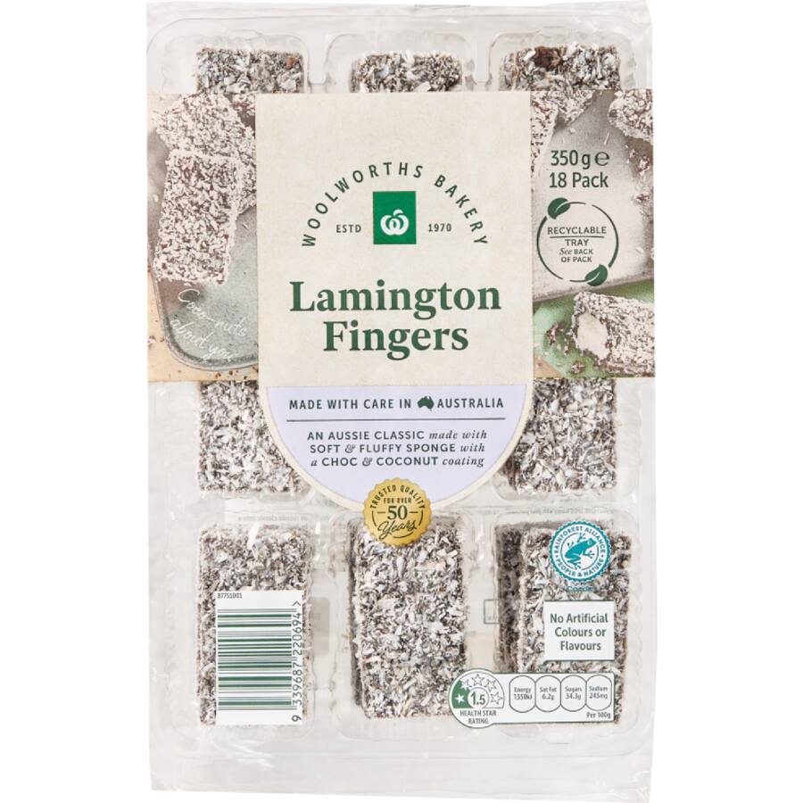 Woolworths Lamington Fingers