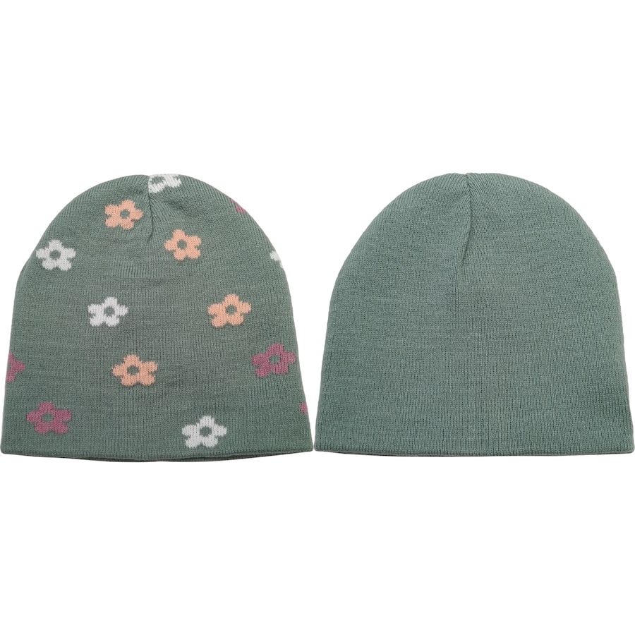 Toasty Kids Reversible Beanie Knitted 8-12 Years Assorted