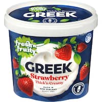 Fresh N Fruity Yoghurt Tub Greek Strawberry