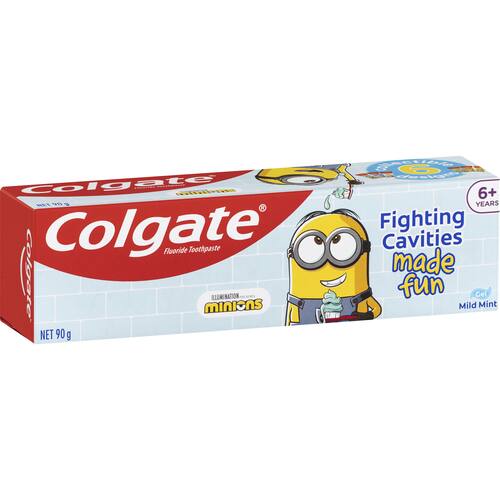 Colgate Kids 6+ Years Toothpaste Minions Mild Mint Gel