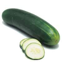 Fresh Vegetable Cucumbers Green