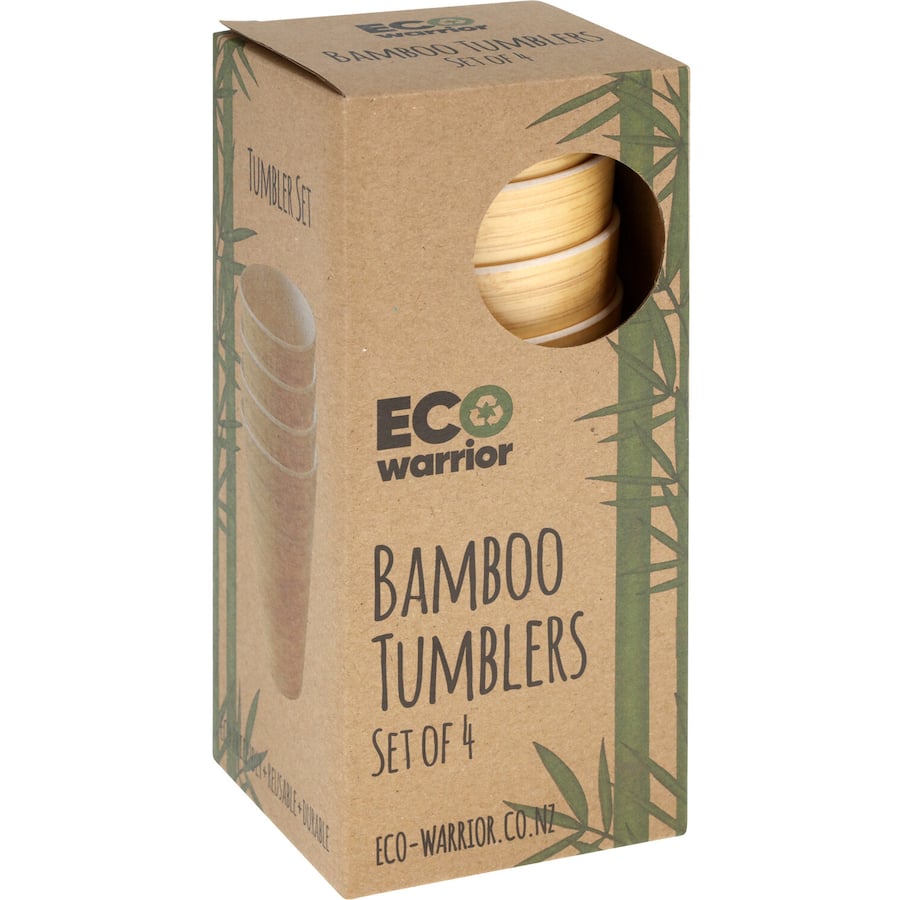 Eco Warrior Bamboo Tumblers