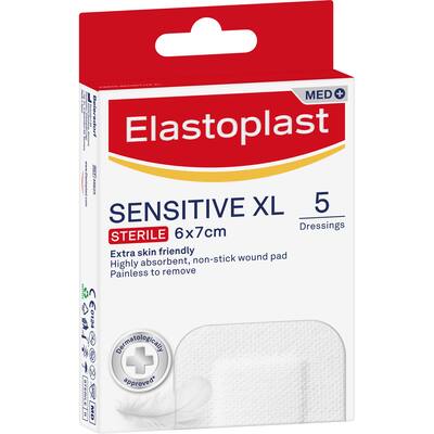 elastoplast plasters sensitive dressings xl