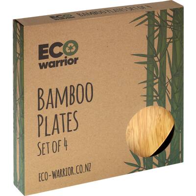 eco warrior bamboo plates set