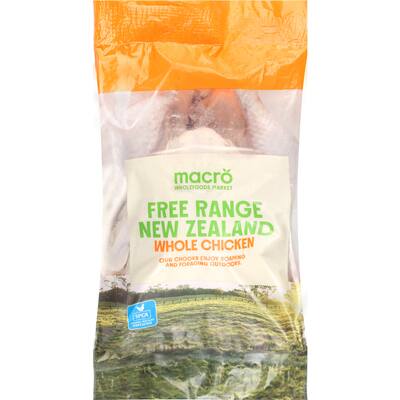 macro free range whole chicken 